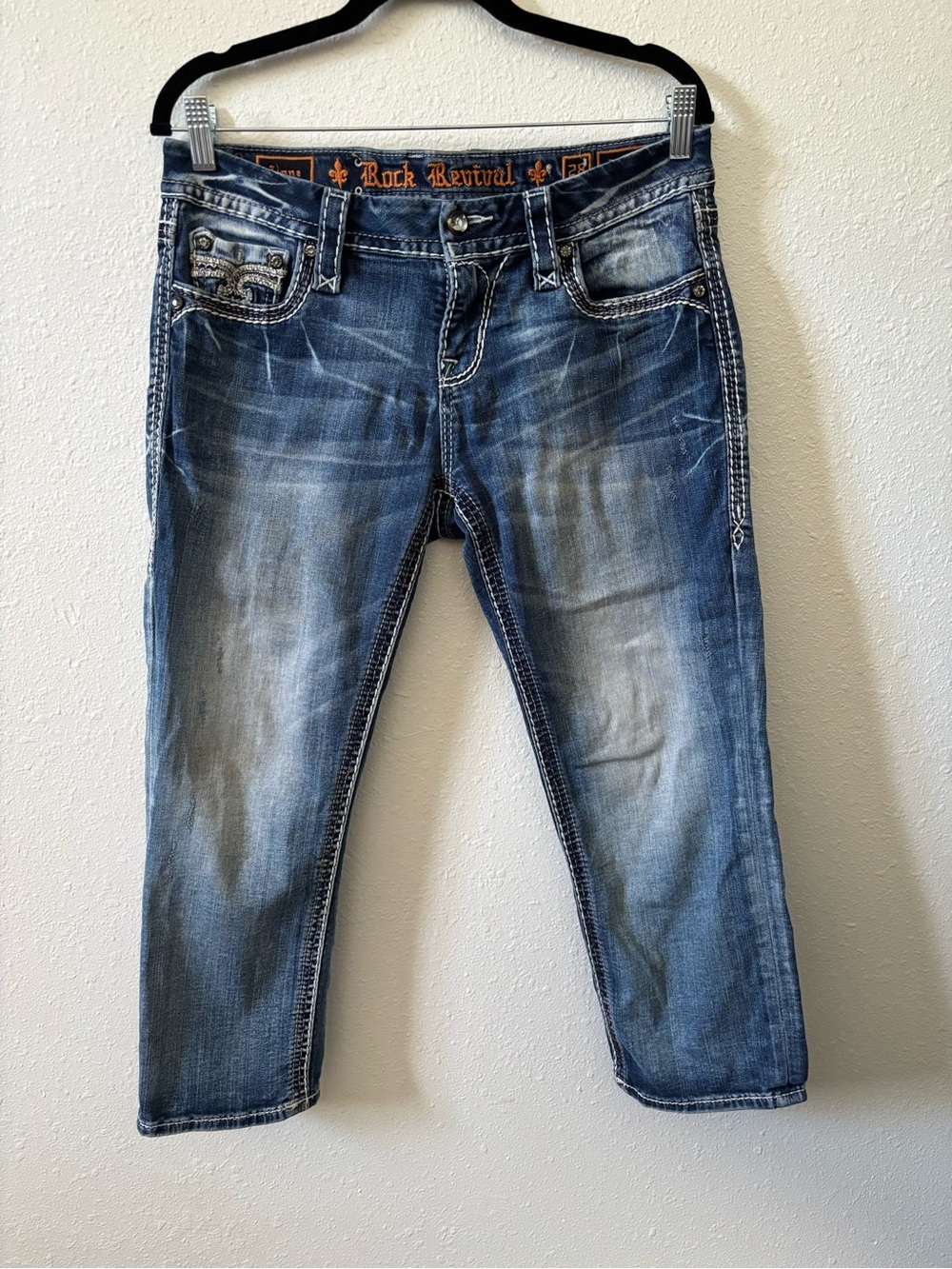 Rockrevival Women's Blue and Navy Jeans